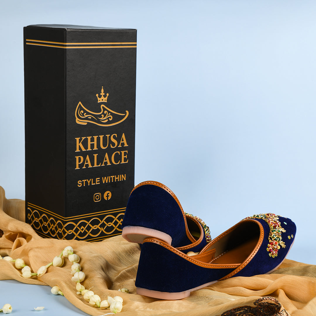 Naubahar (نوبہار) – A Fresh Spring Khusa with Handcrafted Floral Detailing